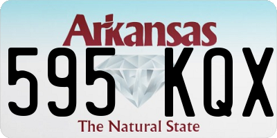 AR license plate 595KQX