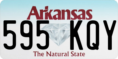 AR license plate 595KQY