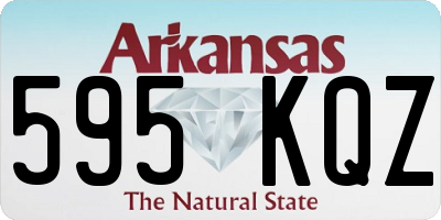 AR license plate 595KQZ