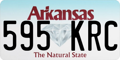 AR license plate 595KRC