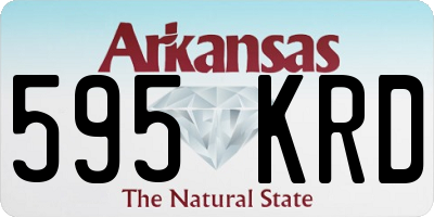 AR license plate 595KRD