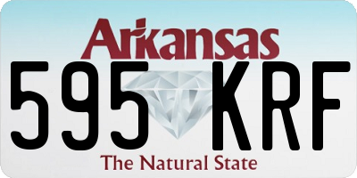 AR license plate 595KRF