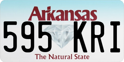 AR license plate 595KRI