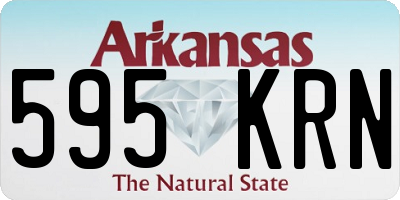 AR license plate 595KRN