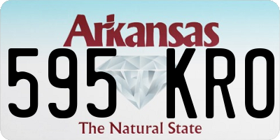 AR license plate 595KRO