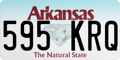 AR license plate 595KRQ
