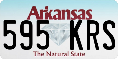 AR license plate 595KRS