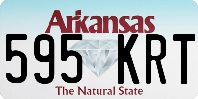 AR license plate 595KRT