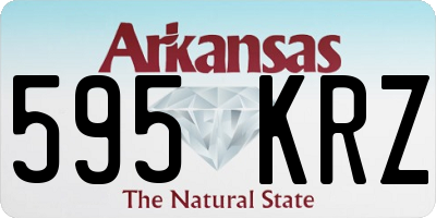 AR license plate 595KRZ