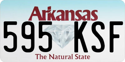 AR license plate 595KSF