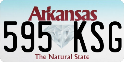 AR license plate 595KSG
