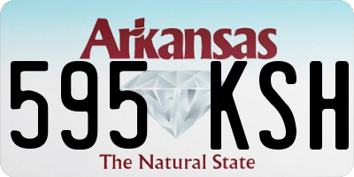 AR license plate 595KSH