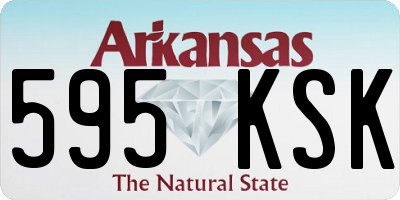 AR license plate 595KSK