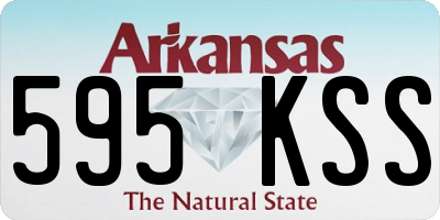 AR license plate 595KSS