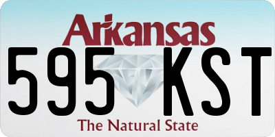 AR license plate 595KST