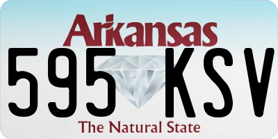 AR license plate 595KSV