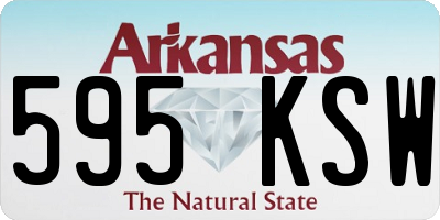 AR license plate 595KSW