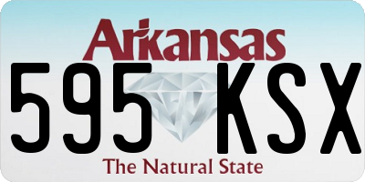 AR license plate 595KSX