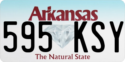 AR license plate 595KSY
