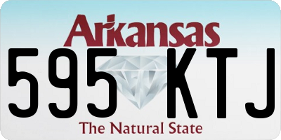 AR license plate 595KTJ