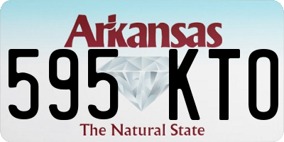 AR license plate 595KTO
