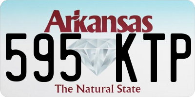 AR license plate 595KTP