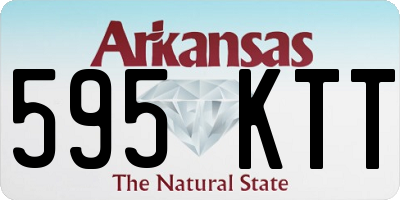 AR license plate 595KTT