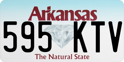 AR license plate 595KTV