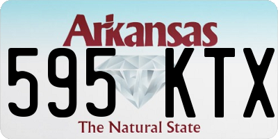 AR license plate 595KTX