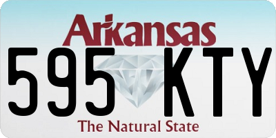 AR license plate 595KTY
