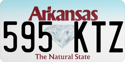 AR license plate 595KTZ