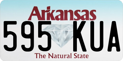 AR license plate 595KUA
