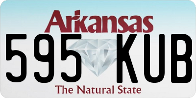 AR license plate 595KUB