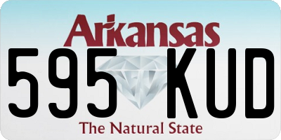 AR license plate 595KUD