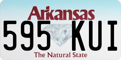 AR license plate 595KUI