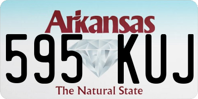 AR license plate 595KUJ