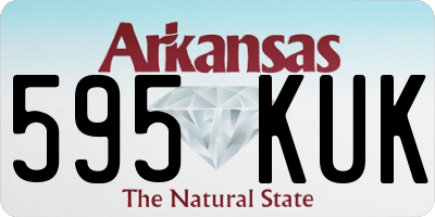 AR license plate 595KUK