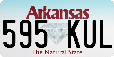 AR license plate 595KUL