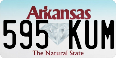 AR license plate 595KUM