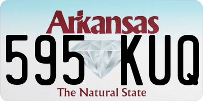 AR license plate 595KUQ