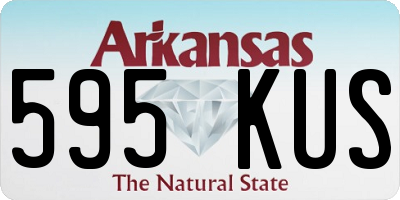 AR license plate 595KUS