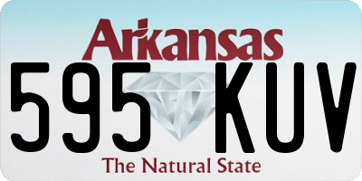 AR license plate 595KUV