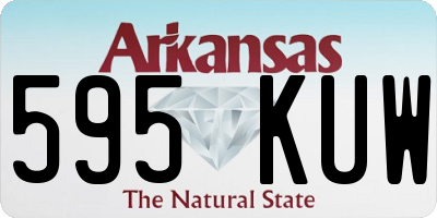 AR license plate 595KUW