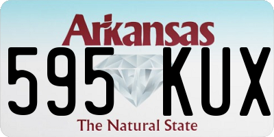 AR license plate 595KUX