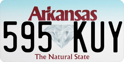AR license plate 595KUY