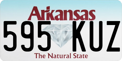 AR license plate 595KUZ