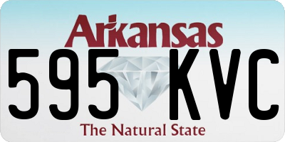 AR license plate 595KVC