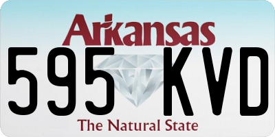 AR license plate 595KVD