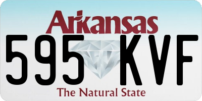 AR license plate 595KVF