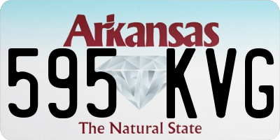 AR license plate 595KVG
